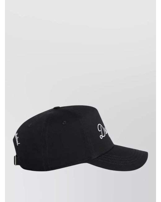DSquared² Black Baseball Cap for men