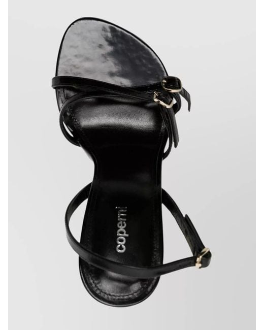 Coperni Metallic Leather Heel Sandals