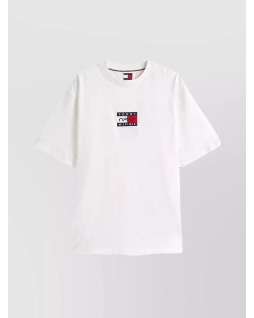 Tommy Hilfiger White Crew Neck Short Sleeves for men