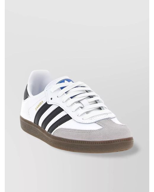 Adidas Originals Metallic Low-Top Sneakers With Contrast Panels And Rubber Sole for men