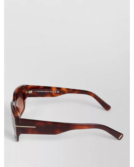 Tom Ford Pink Square Gradient Sunglasses Tortoiseshell Pattern