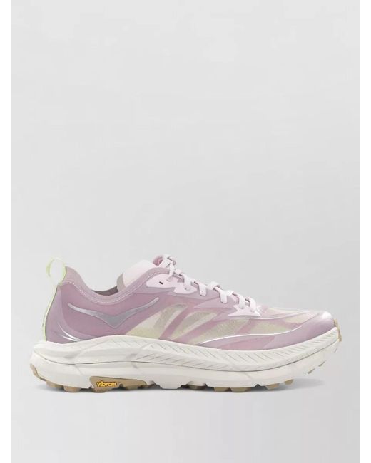 Hoka One One Pink Nylon Mafate Speed 4 Lite Low-Top Sneakers for men