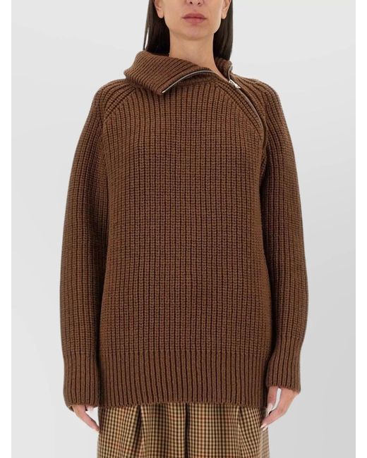 Dries Van Noten Brown Regular-Fit Jumper