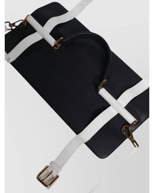 Dolce & Gabbana Black Devotion Leather Cross-Body Bag