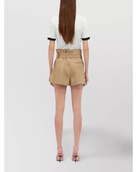 MSGM Natural Tailored Bermuda Shorts