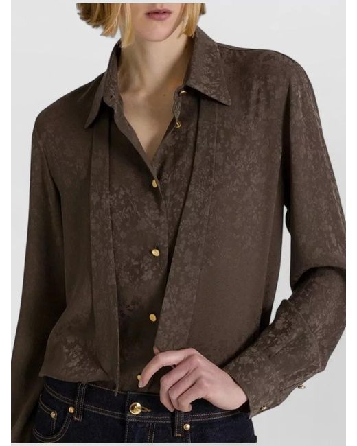 Alberta Ferretti Brown Shirt
