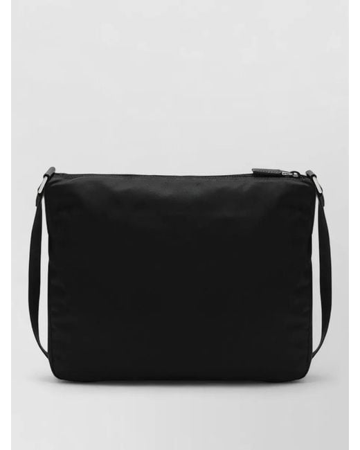 Prada Black Cross Body Bag Adjustable Strap Detachable Pouch