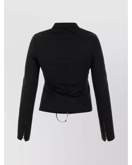Courreges Black Canvas Jacket