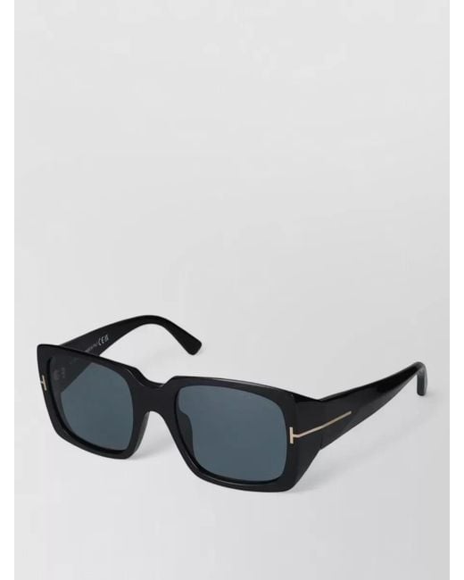 Tom Ford Gray Sunglasses Ft1035 Square Frame Dark Lenses