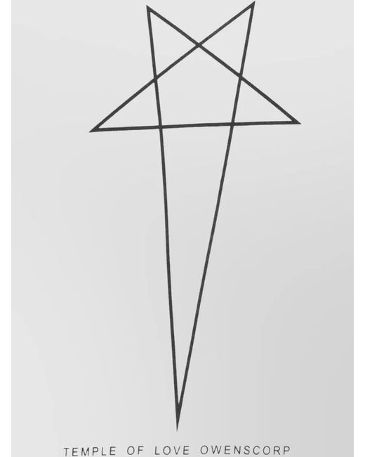 Rick Owens White Graphic Print Short-Sleeve T-Shirt