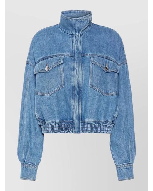 Sportmax Blue Oversized Denim Jacket