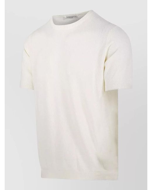 Roberto Collina White Round Neck Jumper for men