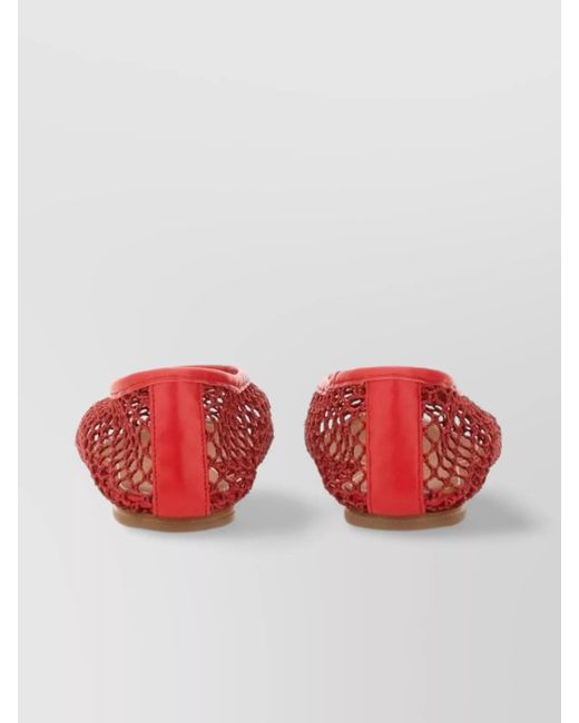 Staud Red Ballerina Shoes