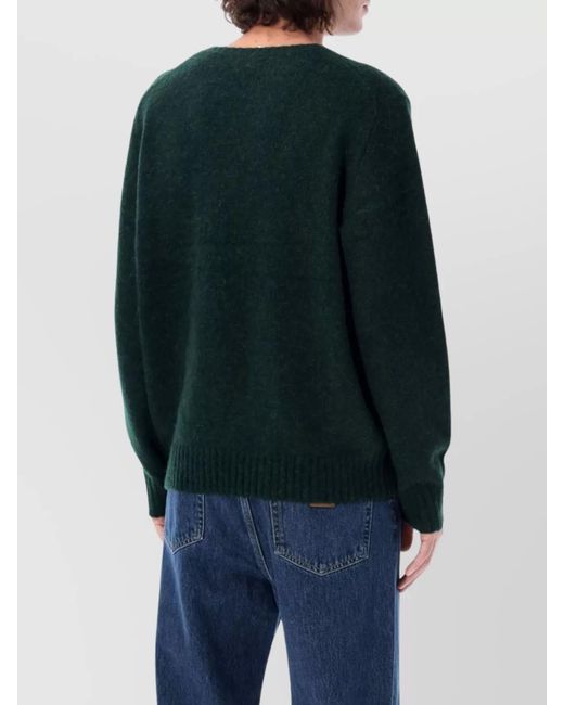 Polo Ralph Lauren Green Alpaca Wool Crewneck Jumper for men