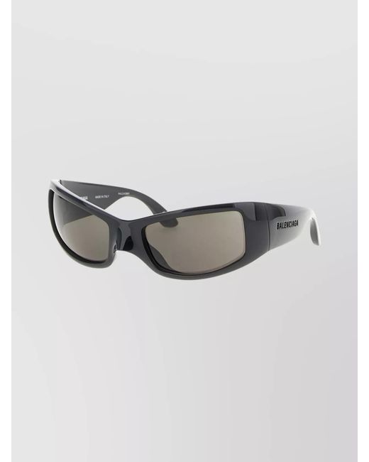 Balenciaga Gray Acetate Sunglasses for men