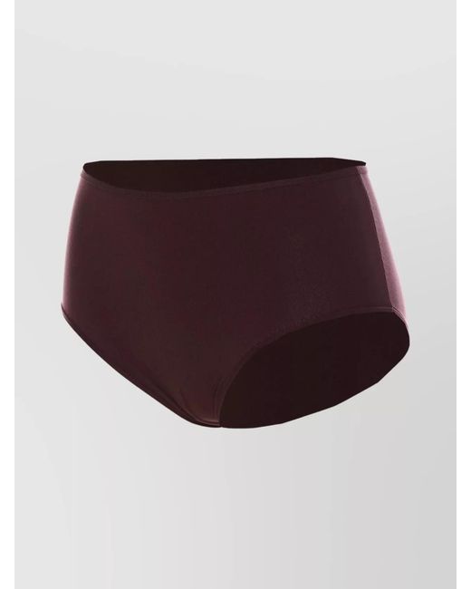 Alaïa Purple Bandeau Top And Coulotte Set