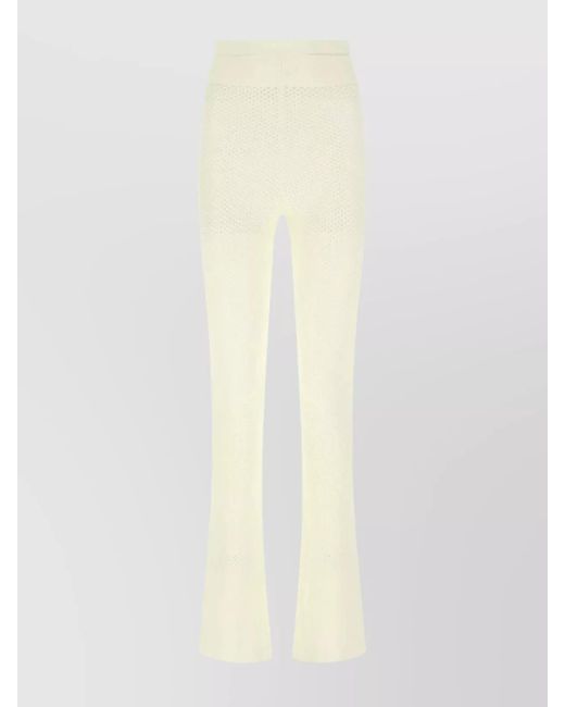ANDREADAMO White Stretch Trousers