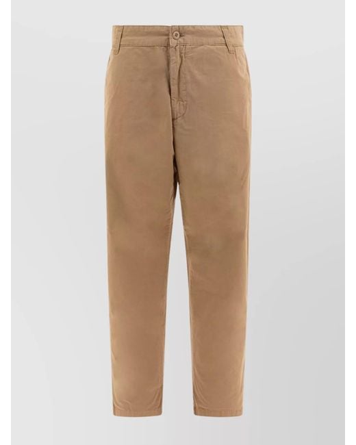 Carhartt Natural Cotton Straight-Leg Trousers for men
