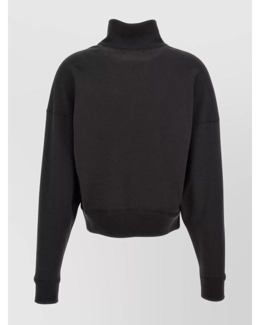 Isabel Marant Black 'Ross' High Neck Sweatshirt