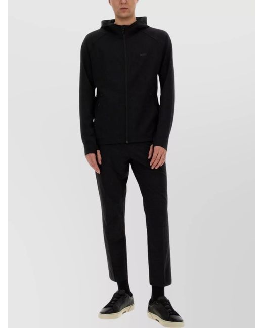 Boss Black Cropped Trousers for men