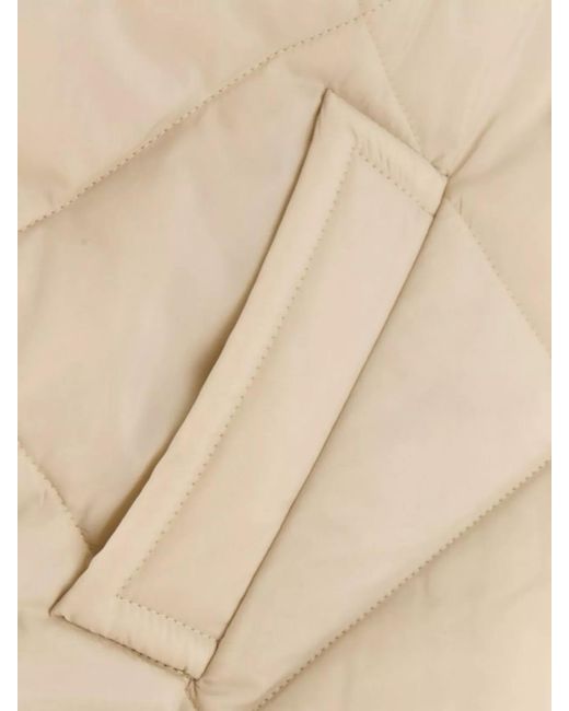 Brunello Cucinelli Natural Padded Poncho