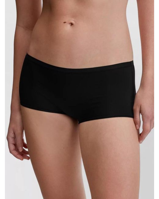 Calida Black Seamless Brief Elastic Waistband Loungewear