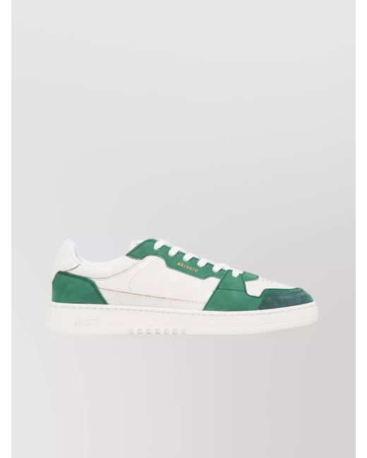 Axel Arigato Green Leather Dice Lo Low-Top Sneakers for men