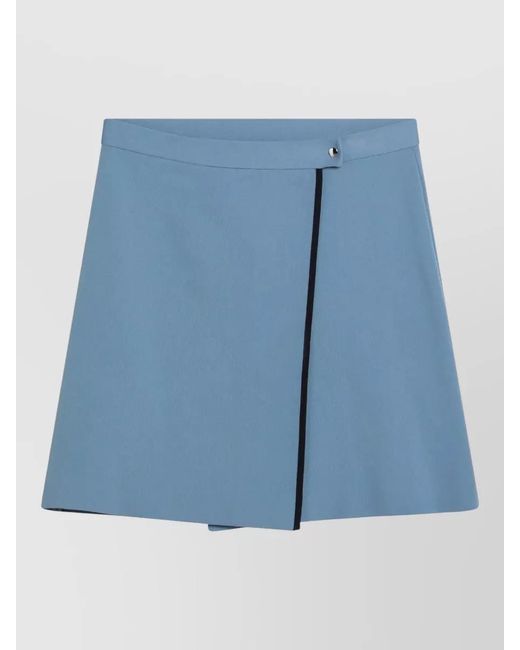 Miu Miu Blue A-Line Skirt