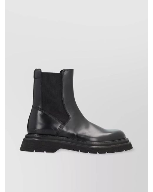DSquared² White Leather Chelsea Boots for men