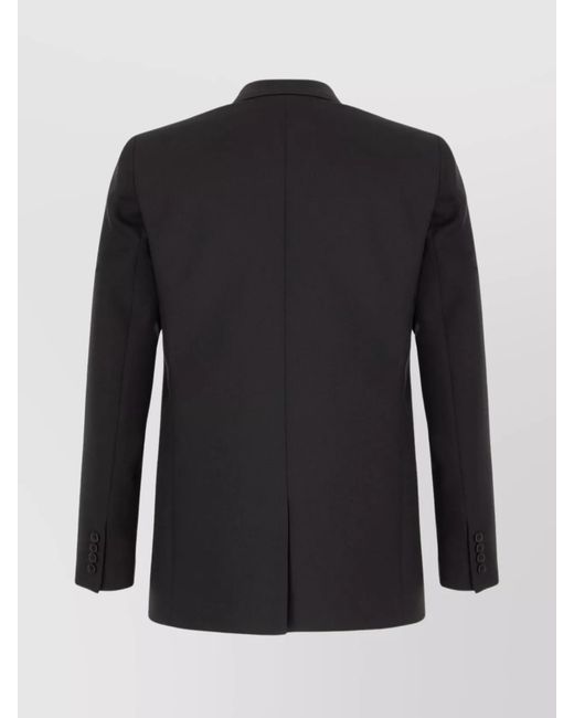 Saint Laurent Black Wool Blazer for men