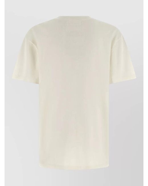 Extreme Cashmere White Rik Numbered 269 Short Sleeve T Shirt for men