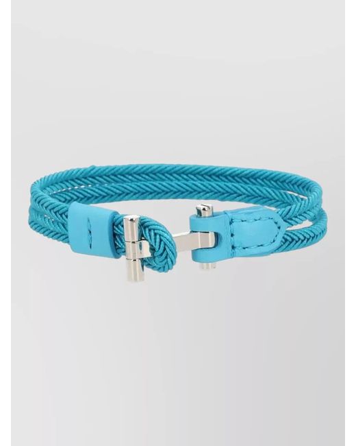 Tom Ford Blue Braided Bracelet for men