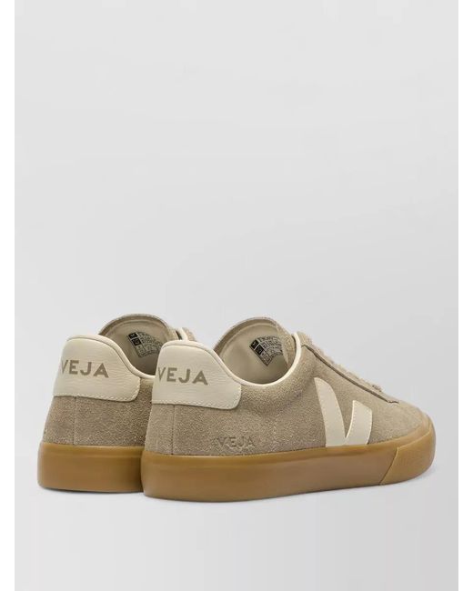 Veja Natural Leather Low-Top Sneakers for men