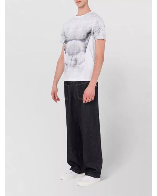 Moschino White Short-Sleeve T-Shirt for men