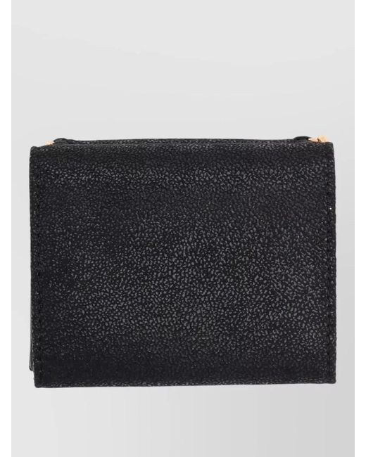 Stella McCartney Black Shaggy Wallet