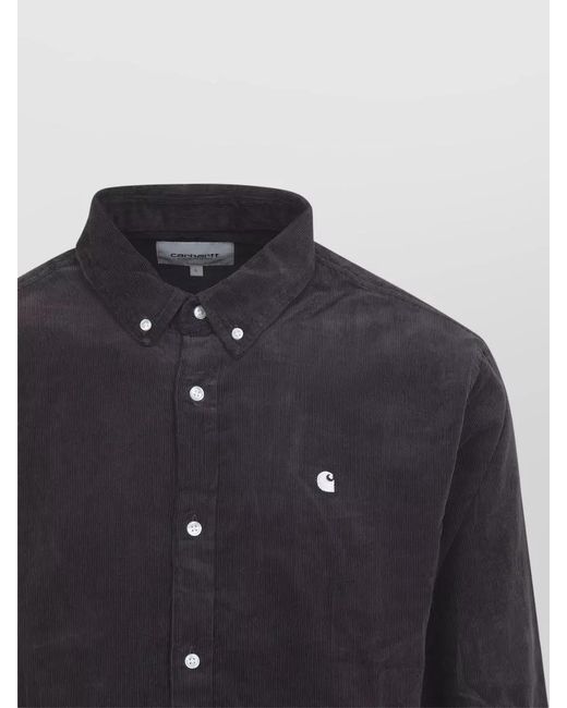 Carhartt Blue Madison Fine Cord Shirt for men