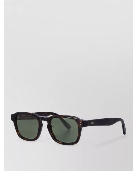 Retrosuperfuture Green Luce Angular Temples Iconic Sunglasses Frame