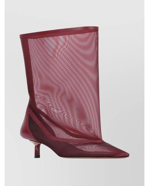 Jacquemus Pink Knee-High Boots
