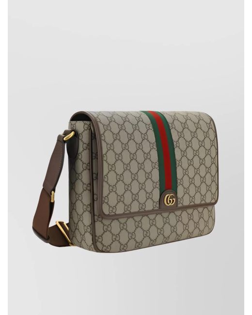 Gucci Gray Ophidia Shoulder Bag for men