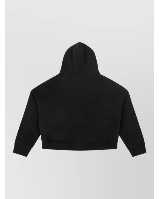 Entire studios Black Cotton Zip-Up Hoodie for men