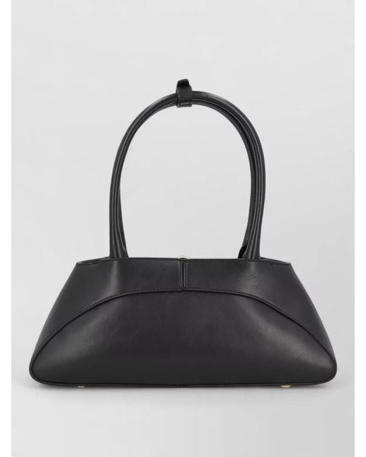 MARINE SERRE Black Aurora Baguette Shoulder Bag Top Handle