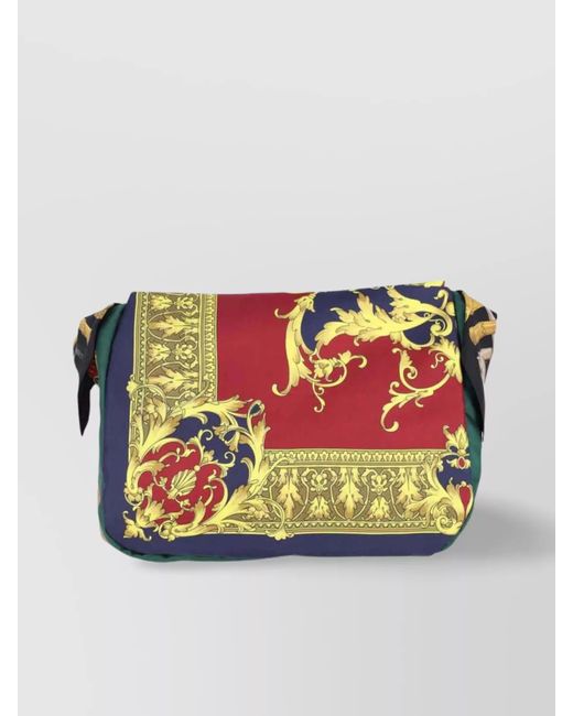 Junya Watanabe Gray Strap Print Shoulder Bag for men