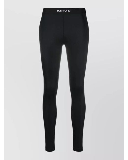 Tom Ford Black High Waist Stretch Skinny Lounge Pant