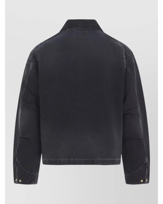 Carhartt Blue Arcan Work Jacket Cotton Canvas for men