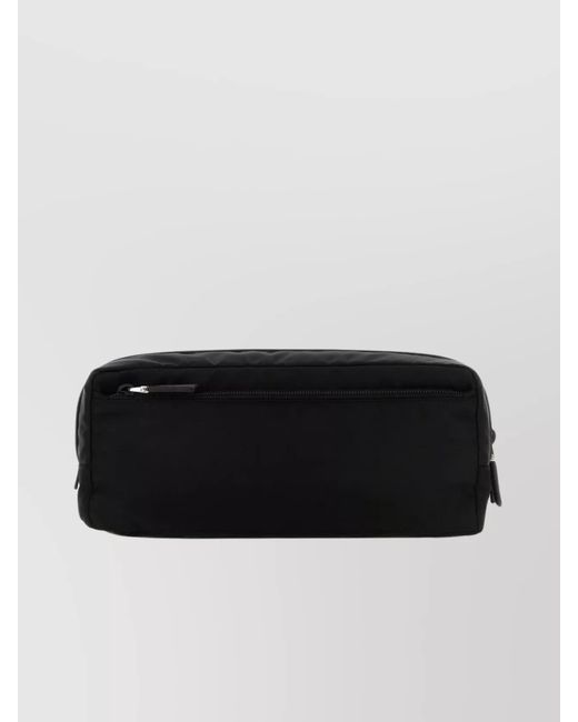 Prada Black Explore Recycled Polyamide Travel Pouch