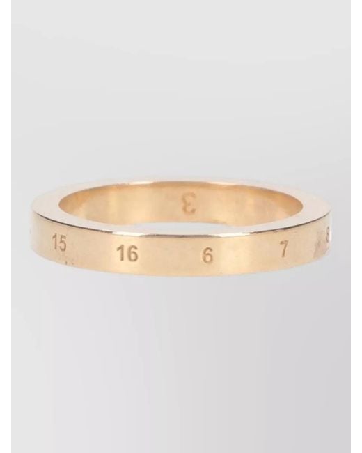 Maison Margiela Natural Signature Rings Everyday Wear Hypoallergenic Design