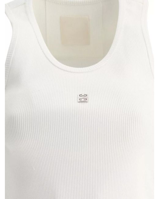 Givenchy White Slim-Fit Cotton Tank Top