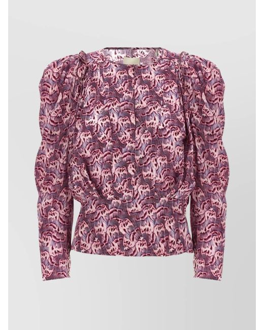 Isabel Marant Pink Silk Blouse