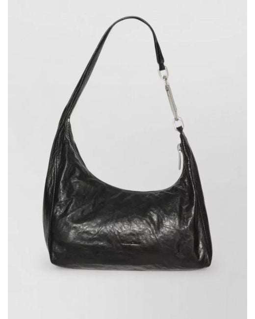 Rick Owens Black Small Nylon Clutch Bag