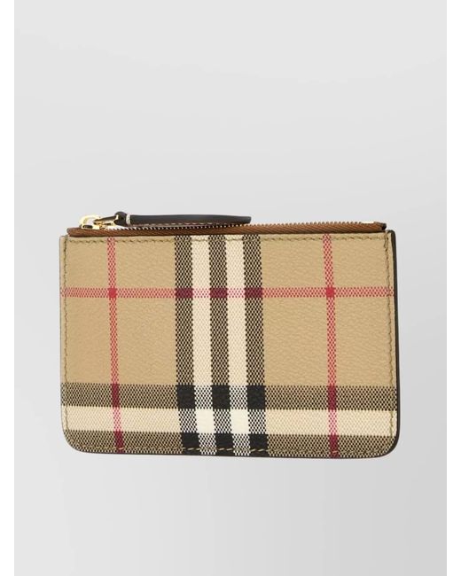 Burberry Natural Printed Cardholder